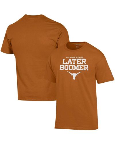 Champion Texas Longhorns Red River Rivalry Slogan T-shirt - Brown
