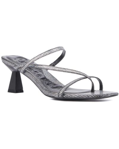 Olivia Miller Angelic Heel Sandal - Metallic