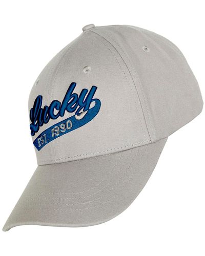 Lucky Brand Lucky 1990 Embroidered Dad Hat - Gray