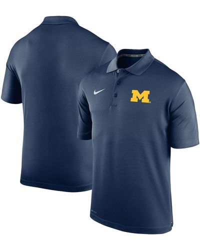 Nike West Virginia Mountaineers Big And Tall Primary Logo Varsity Performance Polo Shirt - Blue