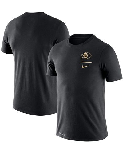 Nike Colorado Buffaloes Logo Stack Legend Performance T-shirt - Black