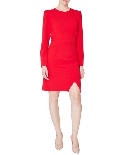 Julia Jordan Cutout-back Sheath Dress - Red