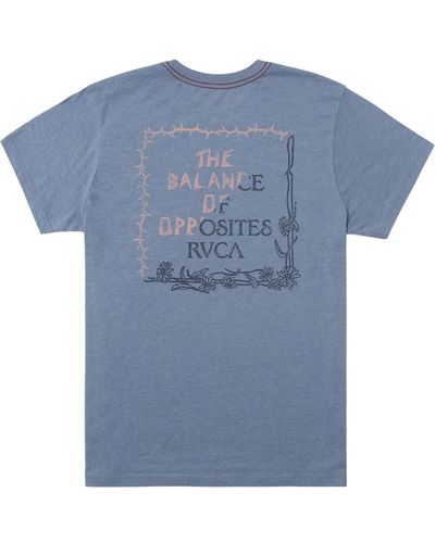 RVCA Sharp Split Short Sleeve T-shirt - Black