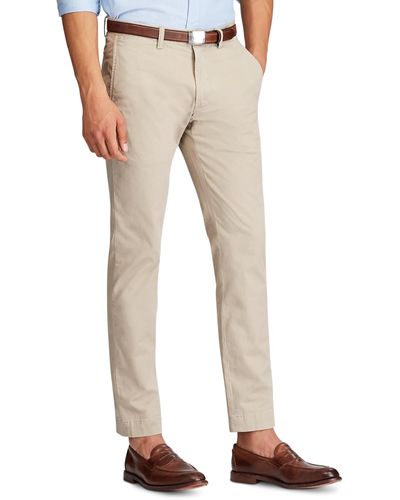 Polo Ralph Lauren Slim-fit Stretch Chino Pants - Natural