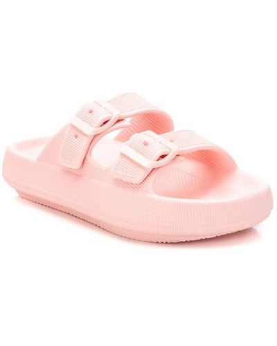 Xti Rubber Flat Sandals By - Pink