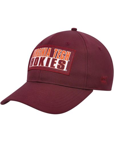 Colosseum Athletics Virginia Tech Hokies Positraction Snapback Hat - Red