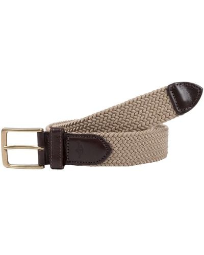 Dockers Braided Canvas Web Belt - Natural