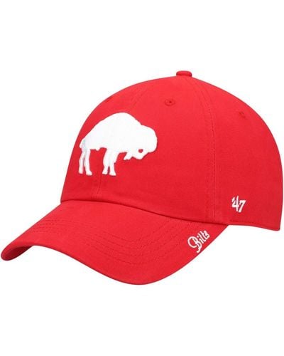 '47 Buffalo Bills Miata Clean Up Legacy Adjustable Hat - Red