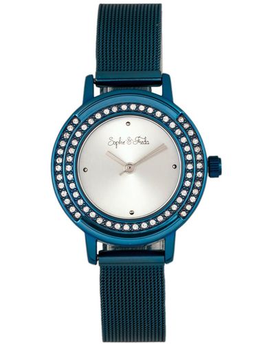 Sophie & Freda Quartz Cambridge Alloy Watches 28mm - Blue