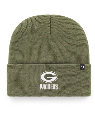 '47 Bay Packers Haymaker Cuffed Knit Hat - Green