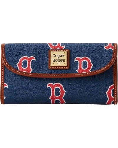 Dooney & Bourke Boston Red Sox Sporty Monogram Continental Clutch - Blue