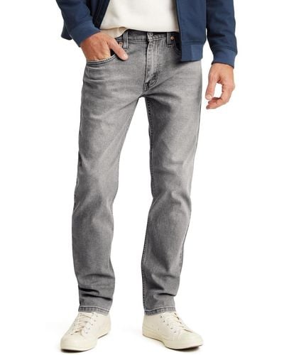 Levi's Big & Tall 502 Flex Taper Stretch Jeans - Gray