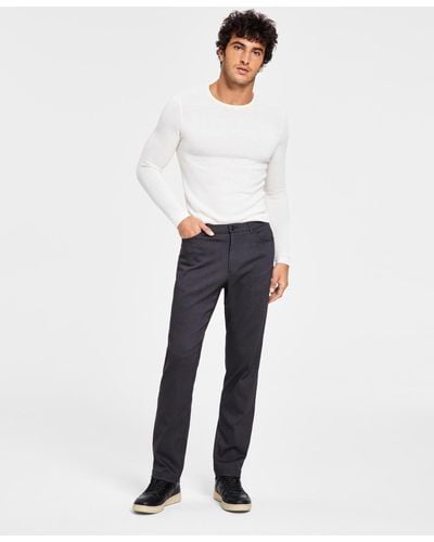 Tommy Hilfiger Th Flex Modern Fit Four-pocket Twill Pants - White