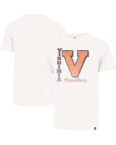 '47 Distressed Virginia Cavaliers Phase Out Franklin T-shirt - White