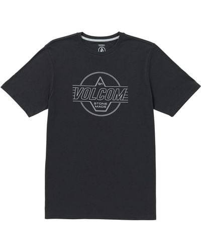 Volcom Stone Liner Short Sleeve T-shirt - Black