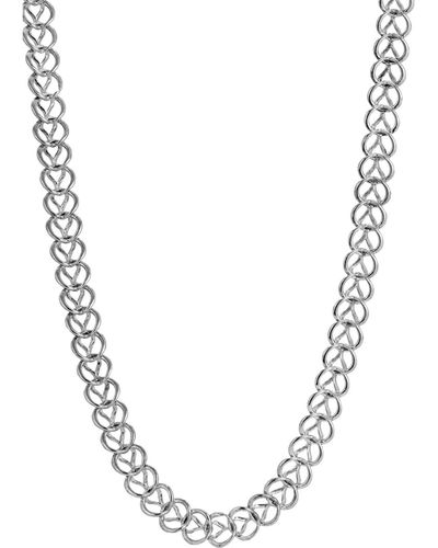 2028 Link Chain Necklace - Metallic