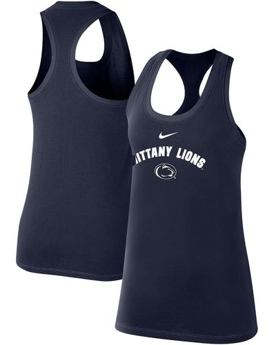 Nike Penn State Nittany Lions Arch And Logo Classic Performance Tank Top - Blue