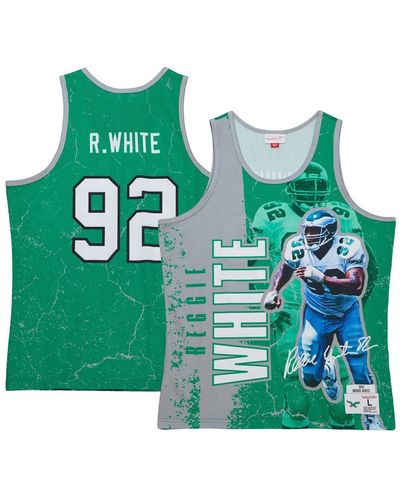 Mitchell & Ness reggie White Philadelphia Eagles 1992 Player Burst Tank Top - Green