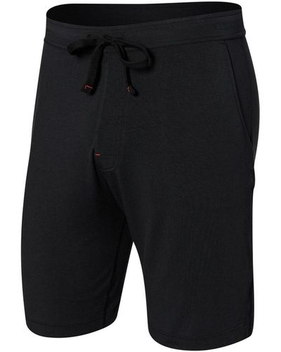 Saxx Underwear Co. Snooze Relaxed Fit Sleep Shorts - Black