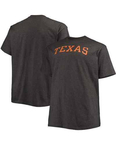 Champion Texas Longhorns Big And Tall Arch Team Logo T-shirt - Black