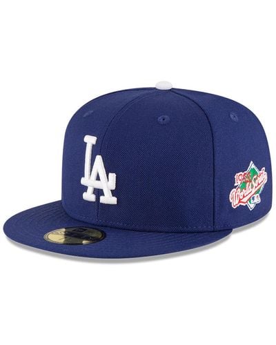KTZ Los Angeles Dodgers 1988 World Series Wool 59fifty Fitted Hat - Blue