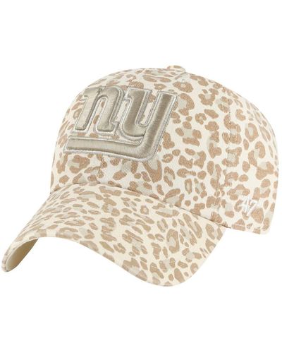 '47 47 New York Giants Panthera Clean Up Adjustable Hat - Natural
