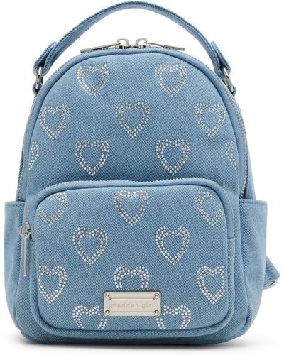 Madden Girl Mila Convertible Backpack To Sling - Blue