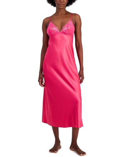 INC International Concepts Sparkle Cup Nightgown - Pink