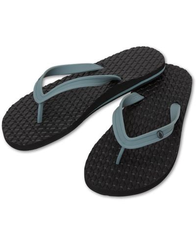 Volcom Concourse Flip Flop Sandals - Black