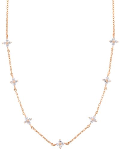 Girls Crew Shimmer Blossom Necklace - Natural