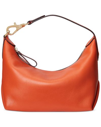 Lauren Ralph Lauren Outlet: shoulder bag for woman - Orange  Lauren Ralph  Lauren shoulder bag 431898531 online at