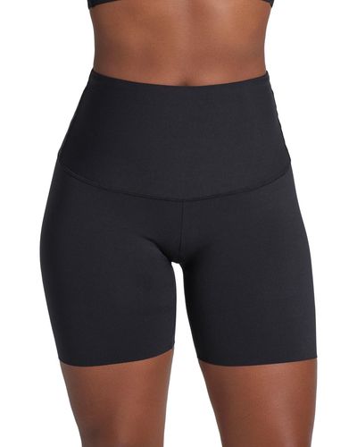Leonisa Moderate Compression High-waisted Shaper Slip Shorts 012925 - Black
