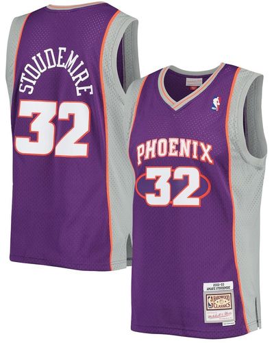 Mitchell & Ness Amar'e Stoudemire Phoenix Suns 2002-2003 Authentic Hardwood Classics Swingman Jersey - Purple
