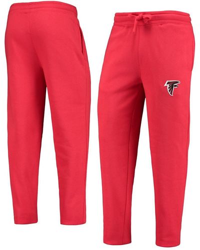 Starter Atlanta Falcons Option Run Sweatpants - Red