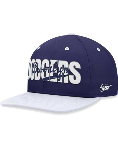 Nike Brooklyn Dodgers Cooperstown Collection Pro Snapback Hat - Blue