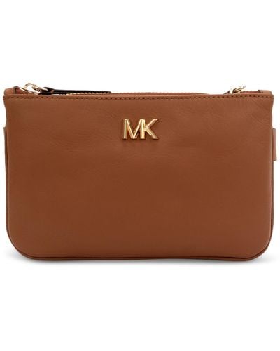 Michael Kors Michael Reversible Leather Belt Bag - Brown