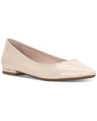 Jessica Simpson Cazzedy Pointed-toe Slip-on Flats - White