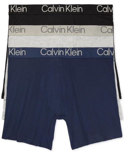 Calvin Klein Ultra Soft Modern Modal Boxer Brief - Blue