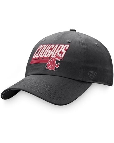 Top Of The World Washington State Cougars Slice Adjustable Hat - Multicolor