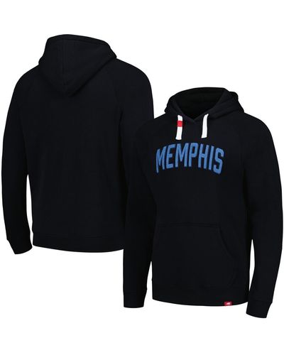 Sportiqe And Memphis Grizzlies Chenille Olsen Tri-blend Pullover Hoodie - Blue