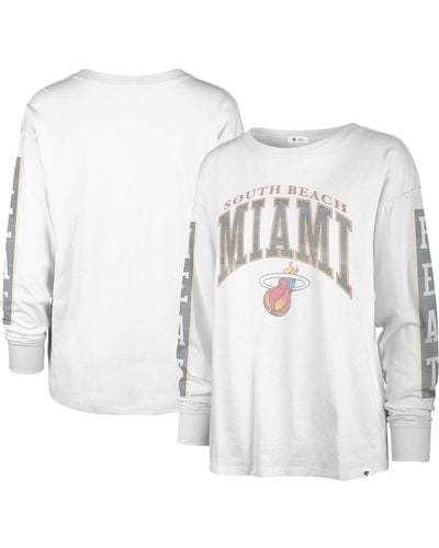 '47 Miami Heat City Edition Soa Long Sleeve T-shirt - White