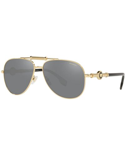 Versace Polarized Sunglasses - Metallic