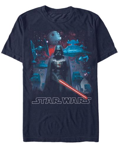 Fifth Sun Star Wars Returning Battalion Short Sleeve T-shirt - Blue