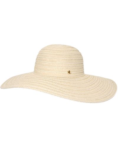 Lauren by Ralph Lauren Stripe Sun Hat - Natural
