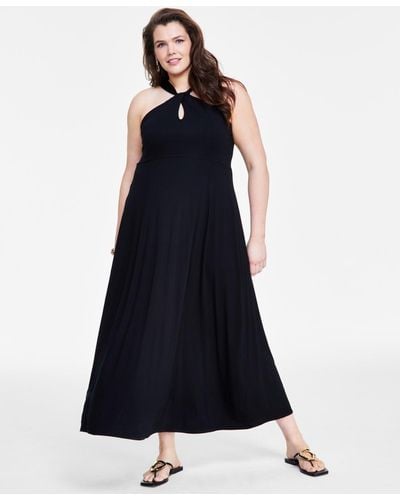 INC International Concepts Plus Size Maxi Dress - Blue