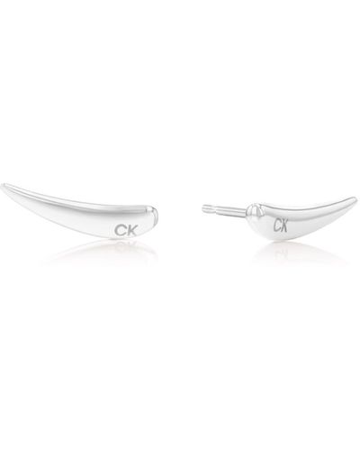 Calvin Klein Ear Crawler Earring - White