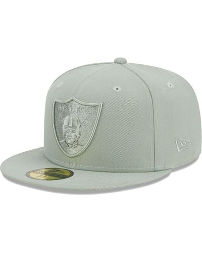 KTZ Las Vegas Raiders Color Pack 59fifty Fitted Hat - Green