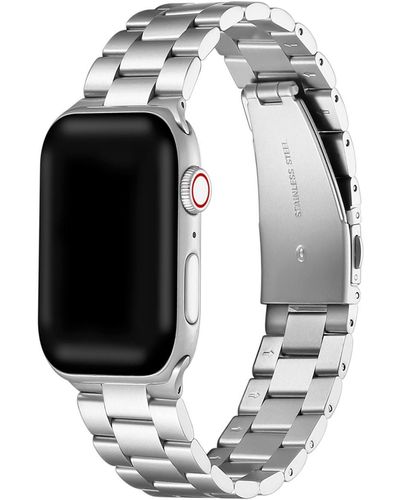 The Posh Tech Sloan 3-link Stainless Steel Band For Apple Watch Size- 38mm - Metallic