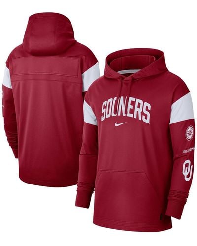 Nike Alabama Tide Jersey Performance Pullover Hoodie - Red