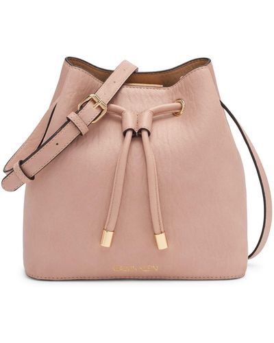 Calvin Klein Gabrianna Mini Bucket Bag - Pink